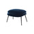 Bat Conic Base Ottoman - Fully Upholstered