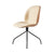 Beetle Meeting Chair with Swivel Base - Veneer Shell - Front Upholstered