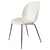 Beetle Dining Chair with Conic Base - Unupholstered Chairs Gubi Black Matte Base Alabaster White 