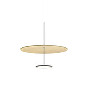 Sky Dome Pendant Pendant Lights Pablo 18" - Matte Black + Brushed Brass 