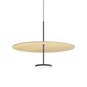 Sky Dome Pendant Pendant Lights Pablo 24" - Matte Black + White Oak 