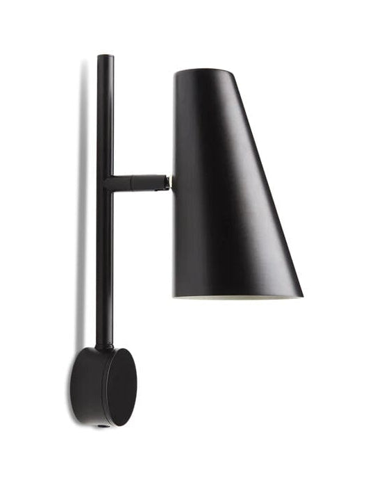 Cono Wall Lamp wall / ceiling lamps Woud Black 