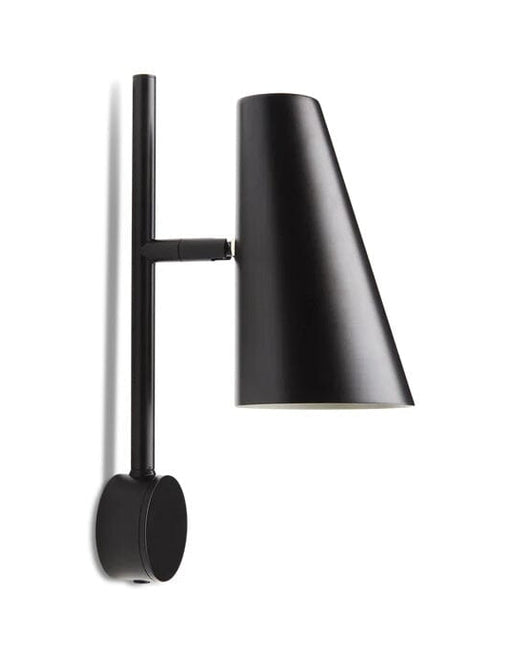 Cono Wall Lamp wall / ceiling lamps Woud Black 