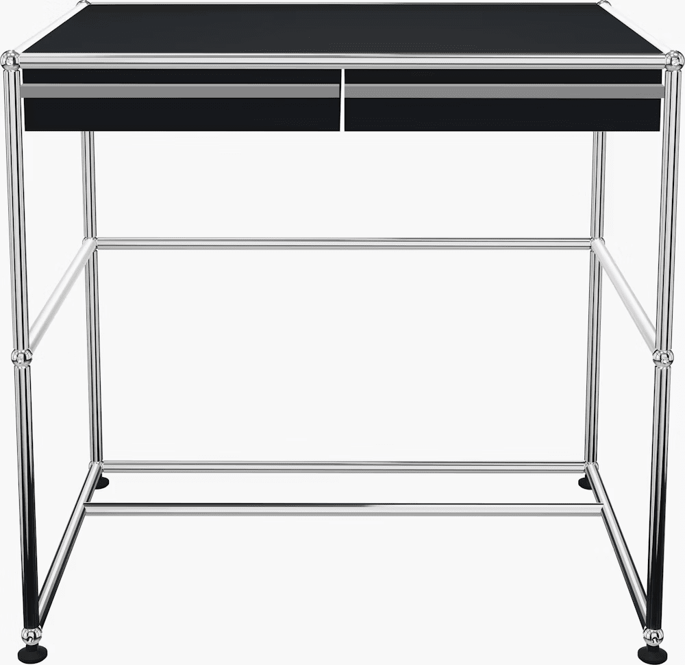 USM Haller Compact Desk Desks USM Graphite Black 