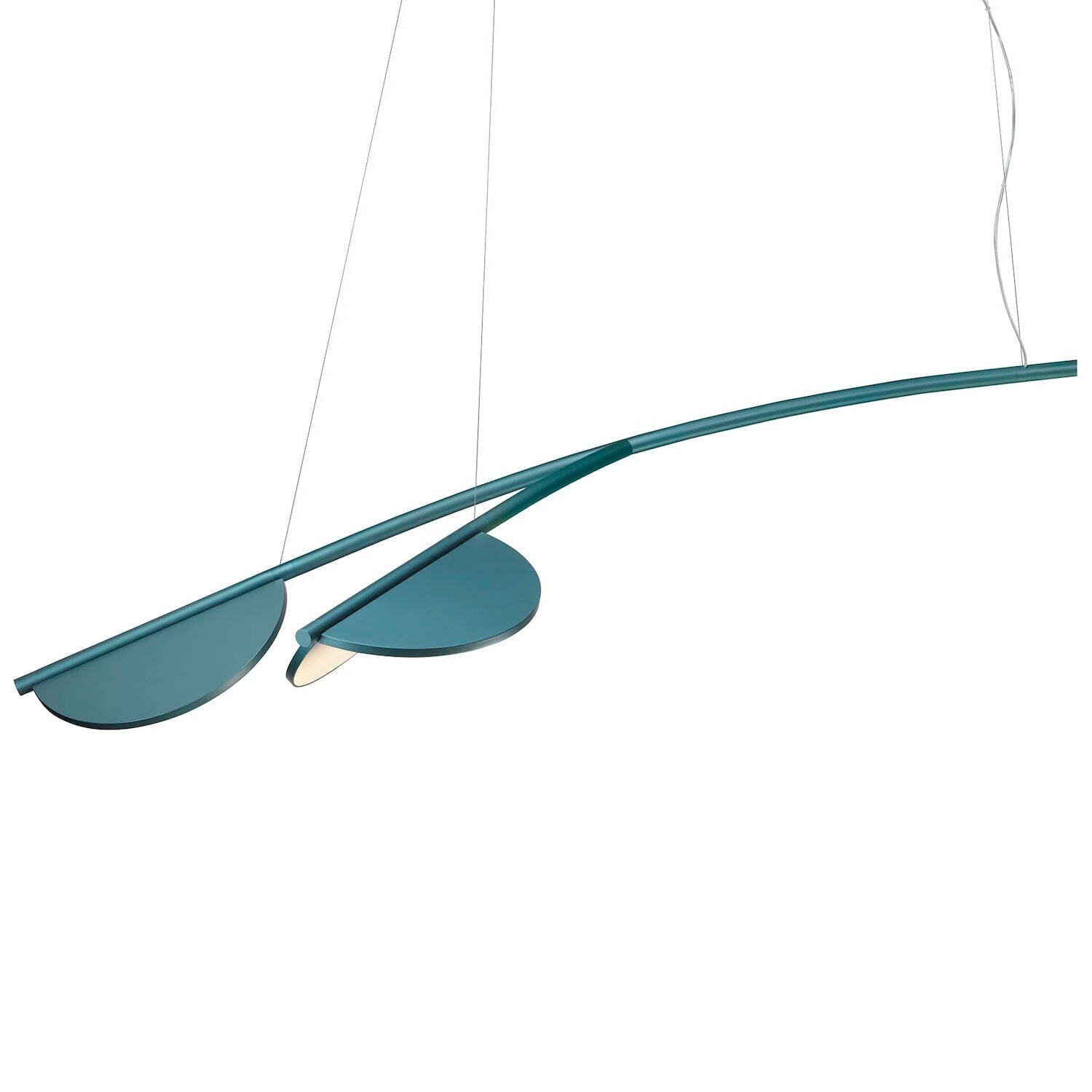 Almendra Organic Pendant Pendant Lights Flos 2 / Long Bay Blue Metallized With Primer