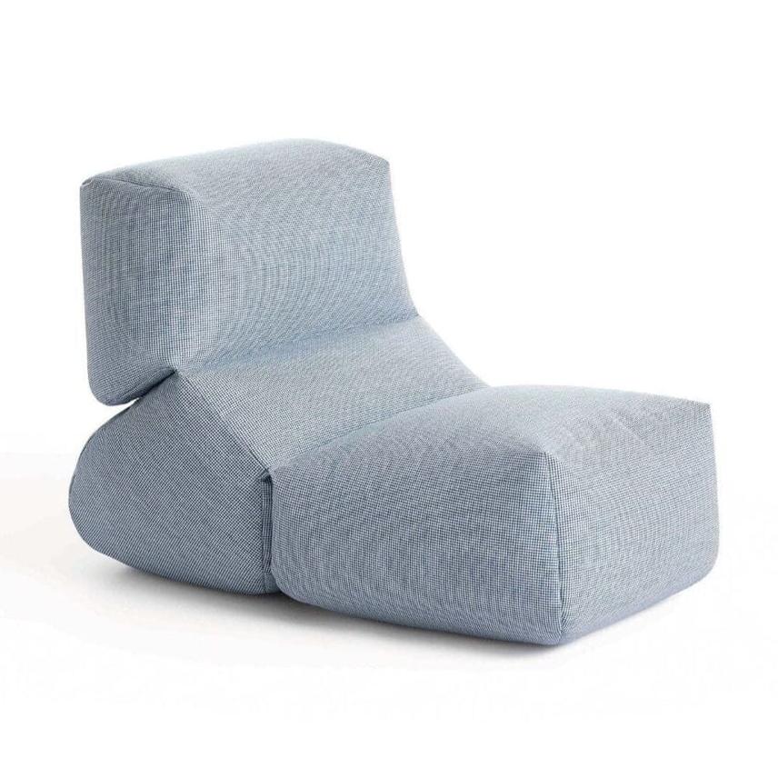 Grapy Outdoor Soft Seat lounge Gan Vichy Blue No Cover