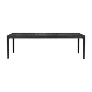 Bok outdoor Dining Table Dining Tables Ethnicraft Teak Black 98.4" W 