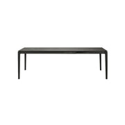 Bok Rectangular Extendable Dining Table Dining Tables Ethnicraft 63"/94" Oak Black 