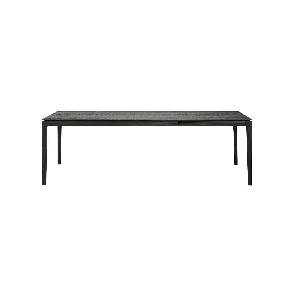 Bok Rectangular Extendable Dining Table Dining Tables Ethnicraft 63"/94" Oak Black 