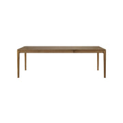 Bok Rectangular Extendable Dining Table Dining Tables Ethnicraft 63"/94" Teak 