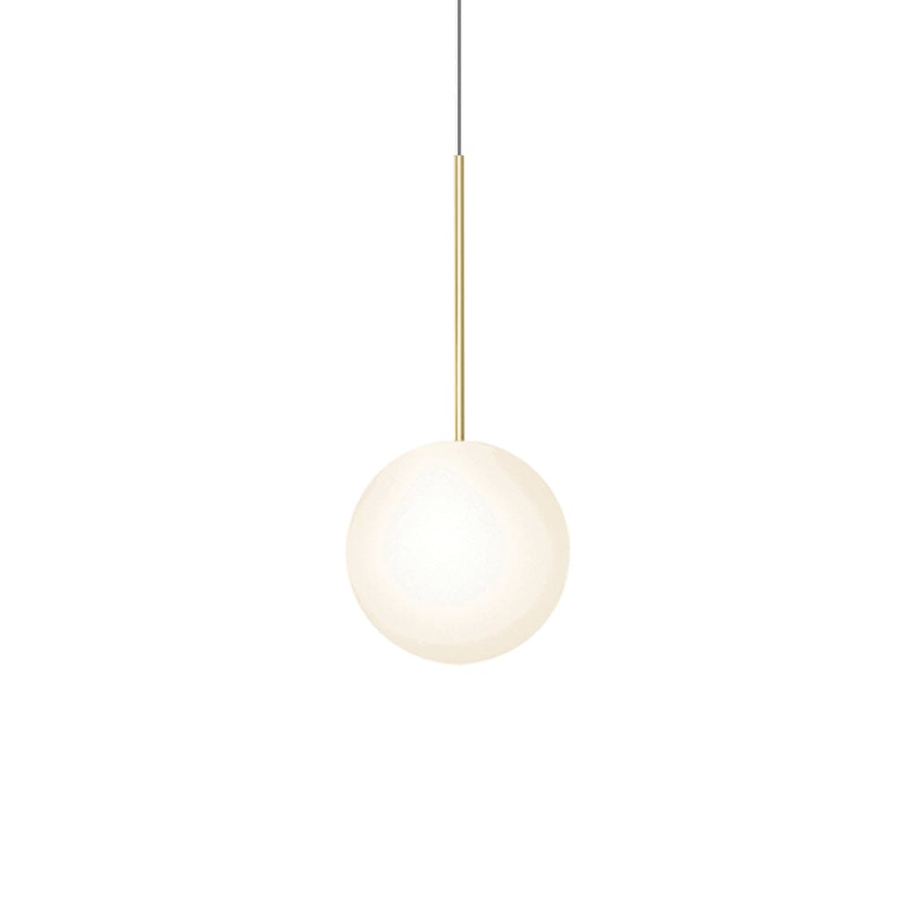 Bola Sphere Pendant Light Pendant Lights Pablo Brass 10" 