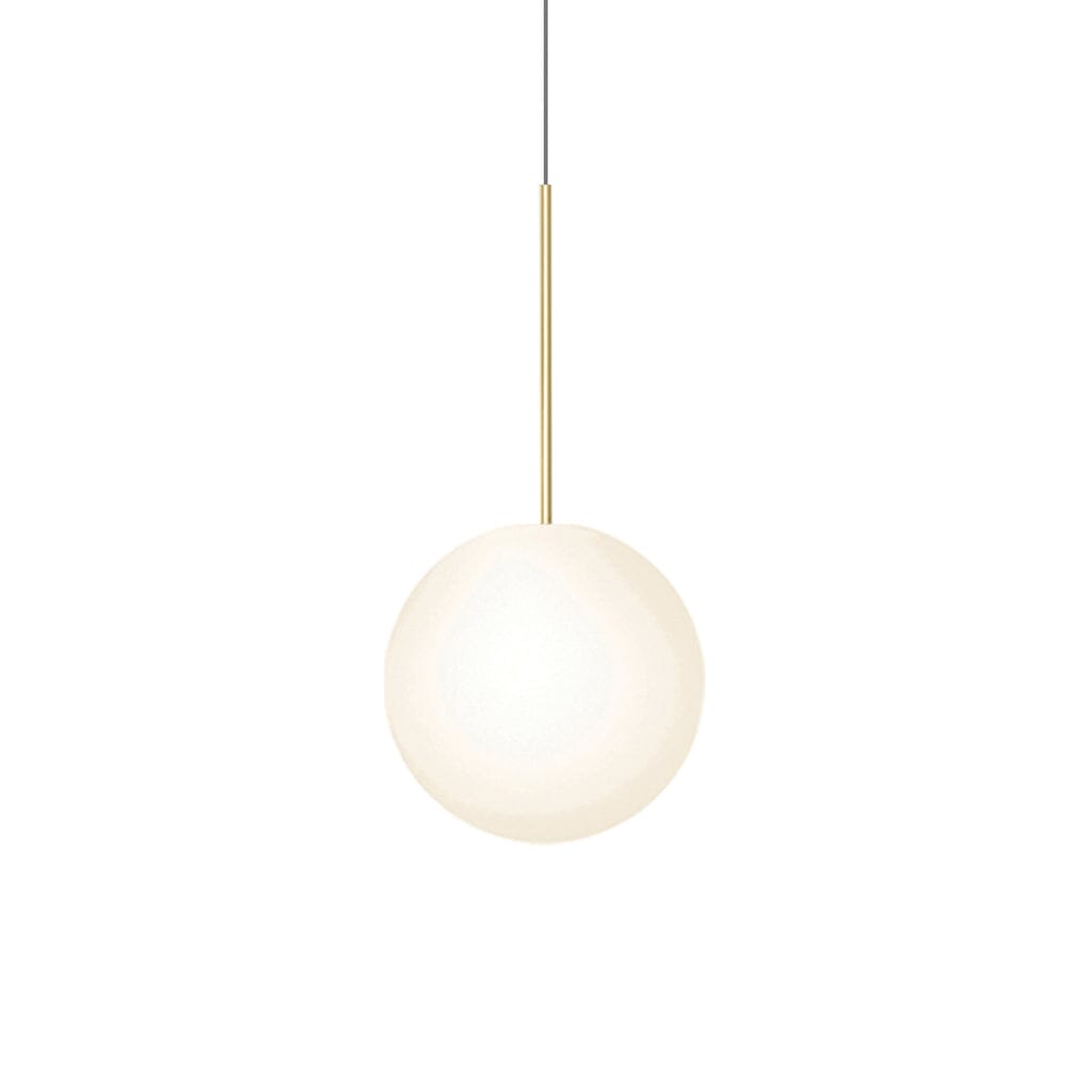 Bola Sphere Pendant Light Pendant Lights Pablo Brass 12" 