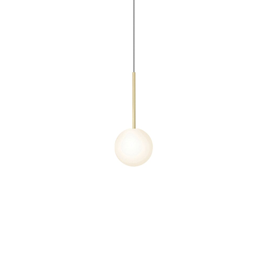 Bola Sphere Pendant Light Pendant Lights Pablo Brass 6" 