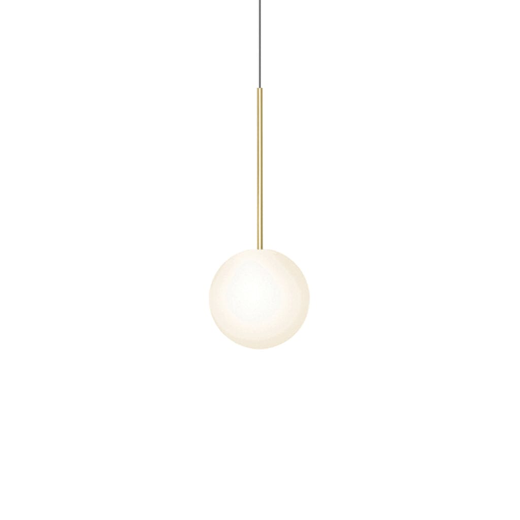 Bola Sphere Pendant Light Pendant Lights Pablo Brass 8" 