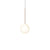 Bola Sphere Pendant Light Pendant Lights Pablo Rose Gold 8" 