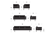 Bolster Sectional Sofa by Herman Miller
