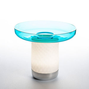 Bonta Portable LED Table Lamp Table Lamps Artemide Plate +$75 Turquoise 