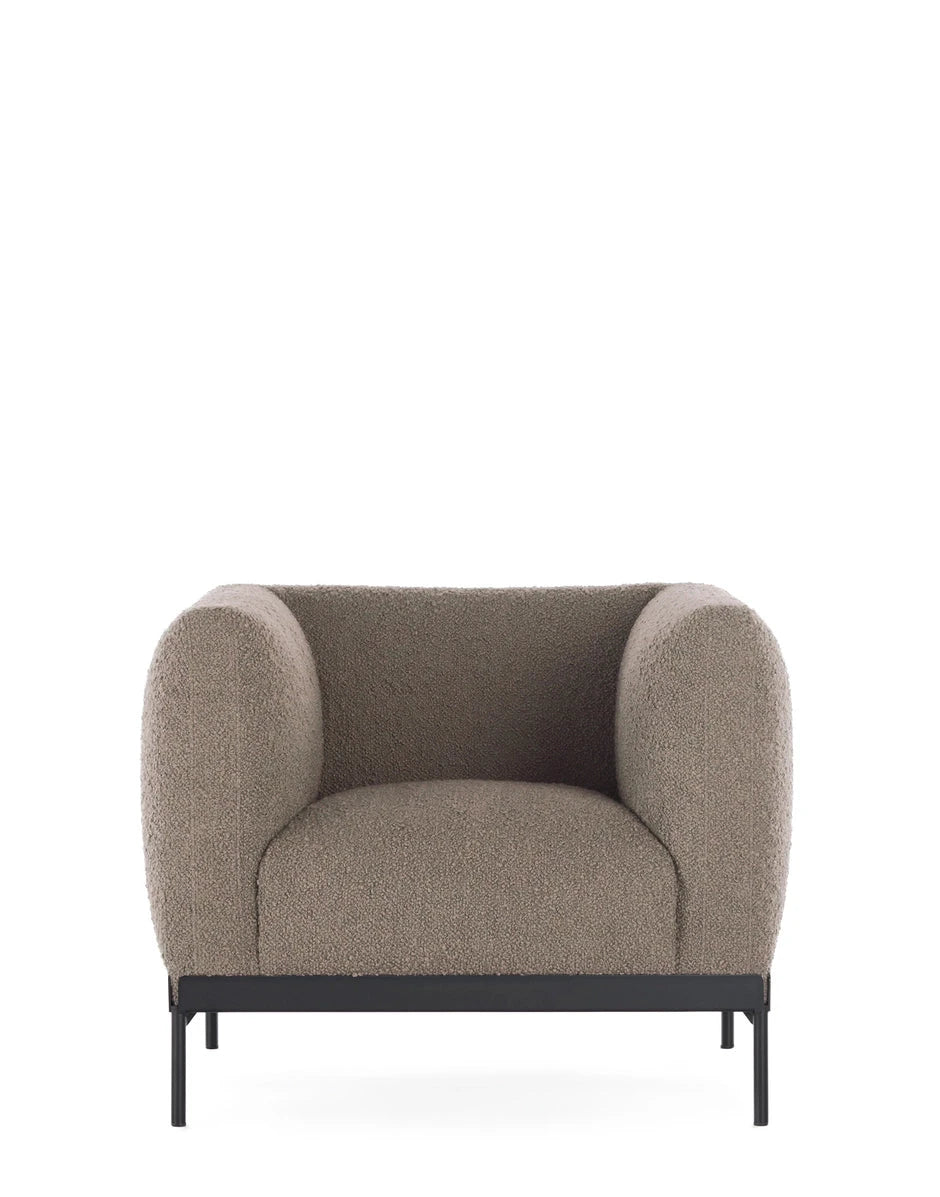 Asia Armchair Armchair Kartell Bouclé - Beige 