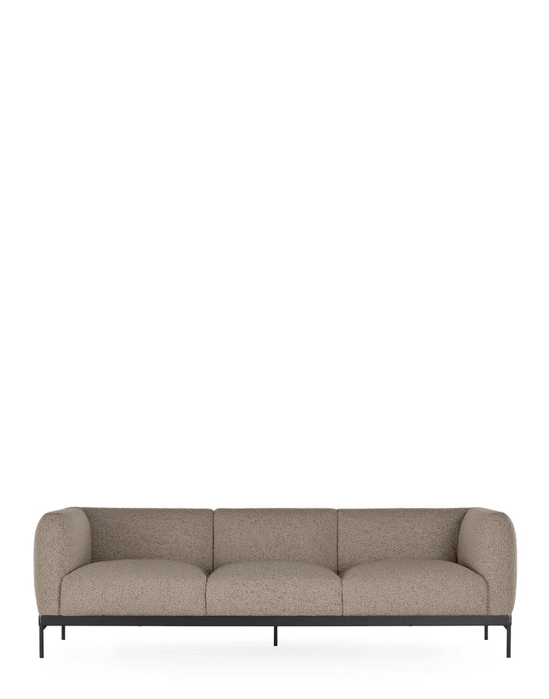Asia Sofa 3 Seater Sofa Kartell Bouclé - Beige 