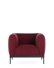 Asia Armchair Armchair Kartell Bouclé - Burgundy 