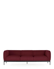 Asia Sofa 3 Seater Sofa Kartell Bouclé - Burgundy 