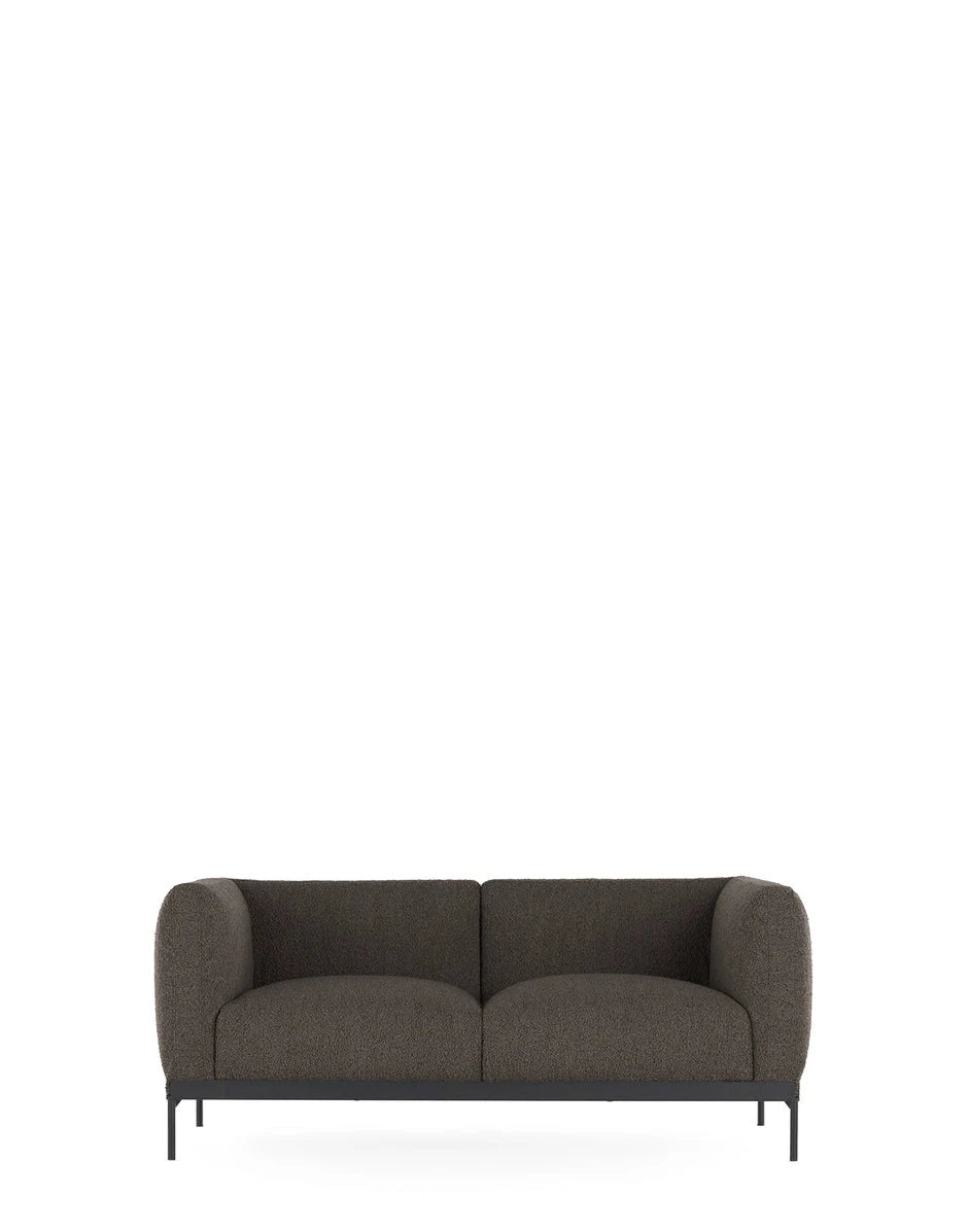 Asia Sofa 2 Seater Sofa Kartell Bouclé - Grey 