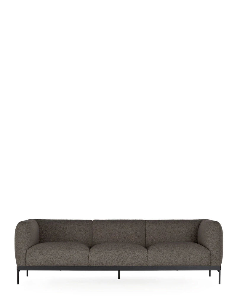 Asia Sofa 3 Seater Sofa Kartell Bouclé - Grey 