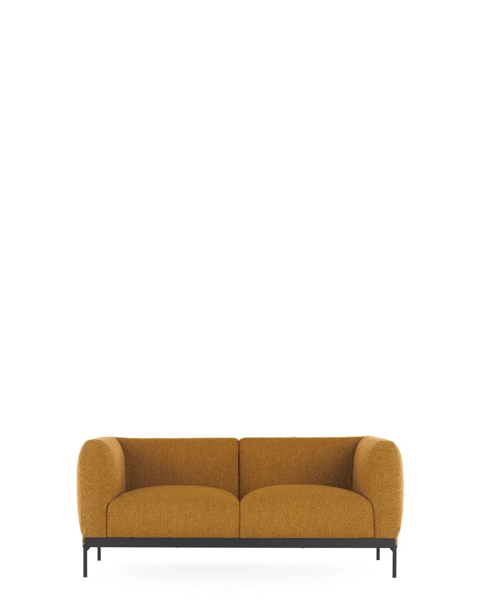 Asia Sofa 2 Seater Sofa Kartell Bouclé - Mustard 