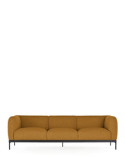 Asia Sofa 3 Seater Sofa Kartell Bouclé - Mustard 