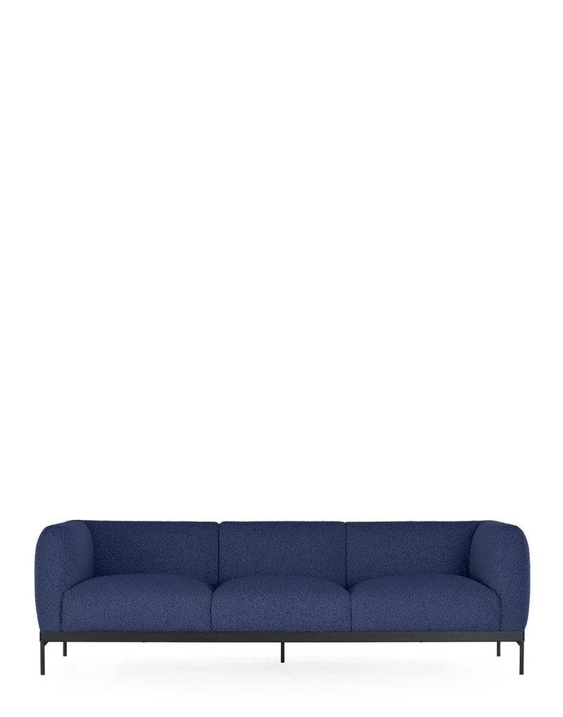 Asia Sofa 3 Seater Sofa Kartell Bouclé - Powder Blue 