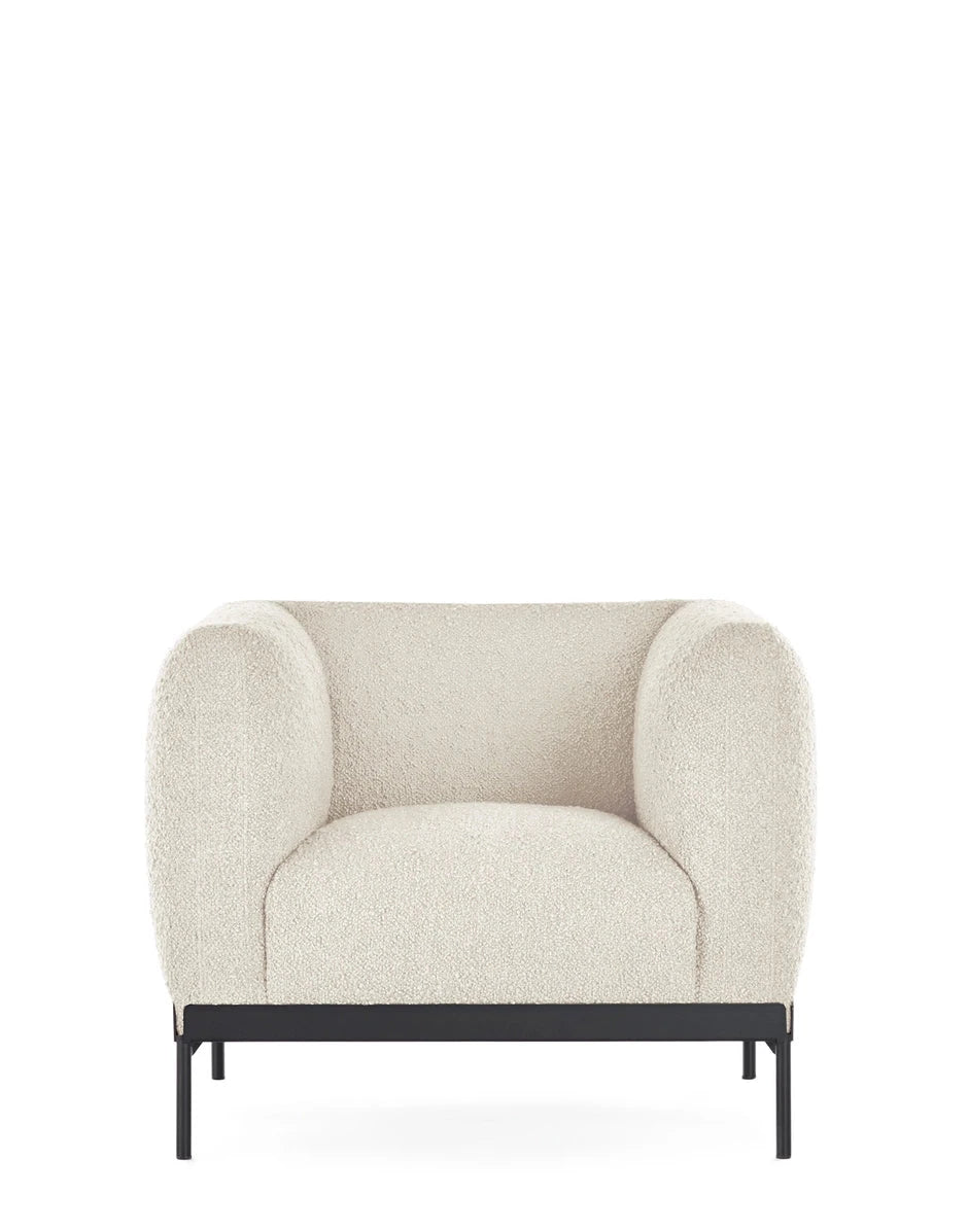 Asia Armchair Armchair Kartell Bouclé - White 