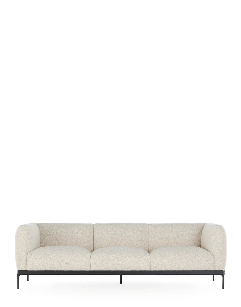 Asia Sofa 3 Seater Sofa Kartell Bouclé - White 