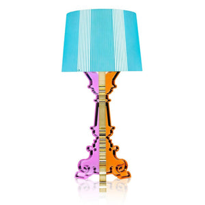 Bourgie Table Lamp Table Lamps Kartell Metallic Multicolored Light Blue 