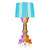 Bourgie Table Lamp Table Lamps Kartell Metallic Multicolored Light Blue 