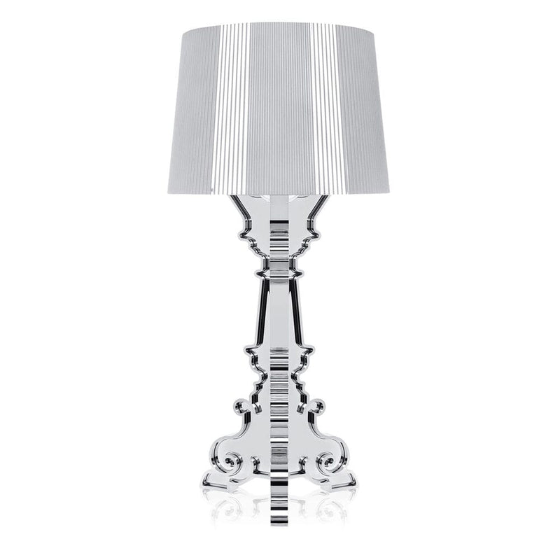 Bourgie Table Lamp Table Lamps Kartell Metallic Silver Finish 