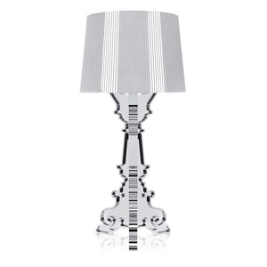 Bourgie Table Lamp Table Lamps Kartell Metallic Silver Finish 
