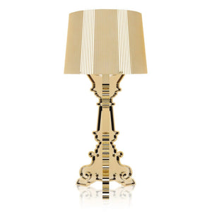 Bourgie Table Lamp Table Lamps Kartell Metallic Gold Finish 