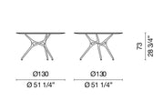 Branch 51" Round Dining Table Dining Tables Cappellini 