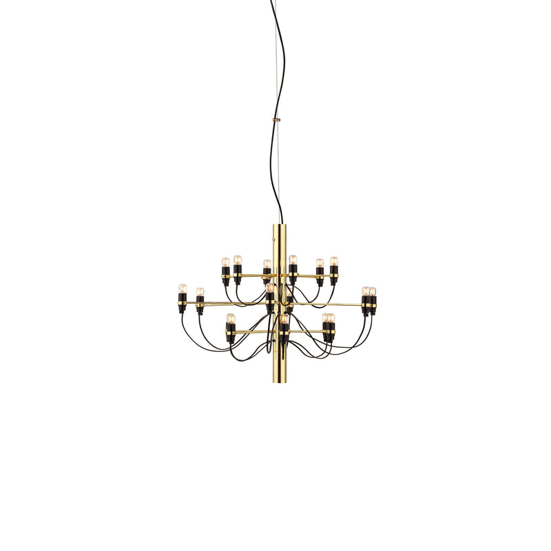 2097 Chandelier Suspension Lamp Pendant Lights Flos Brass LED 18 Bulb Pendant