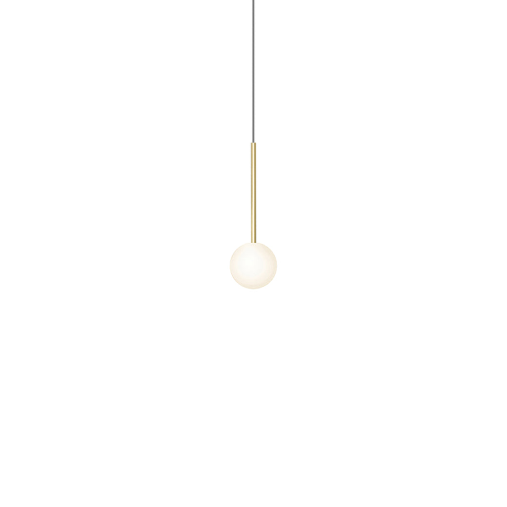 Bola Sphere Pendant Light Pendant Lights Pablo Brass 4&quot; 