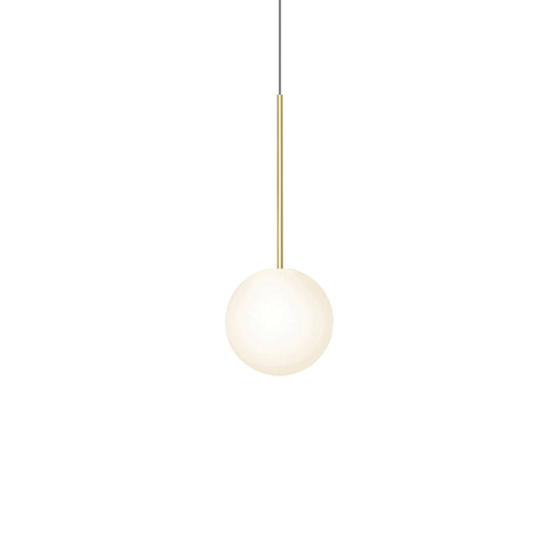 Bola Sphere Pendant Light Pendant Lights Pablo Brass 8" 