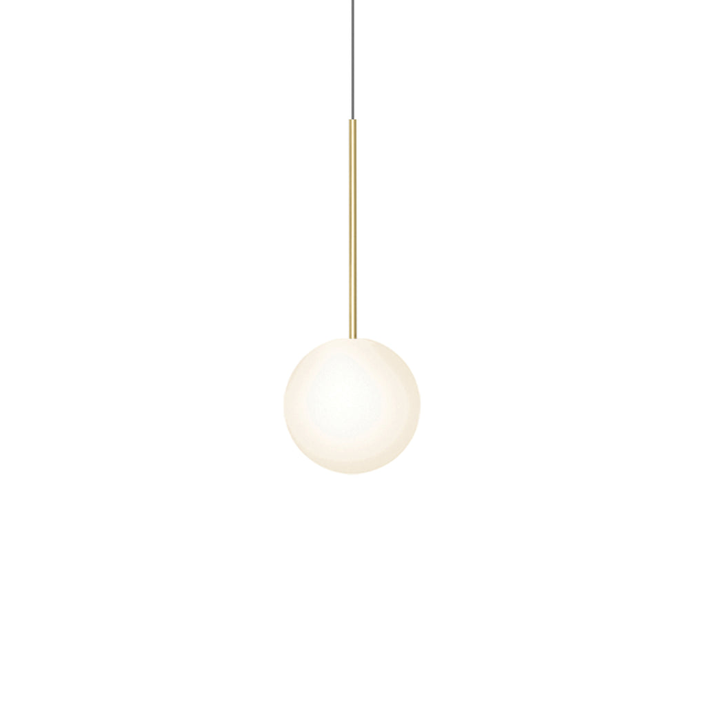 Bola Sphere Pendant Light Pendant Lights Pablo Brass 8&quot; 