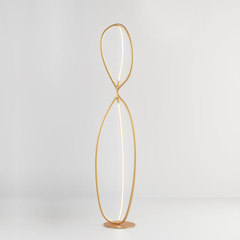 Arrival Floor Lamp Table Lamps Artemide Brass