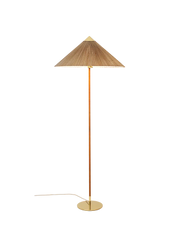 9602 Floor Lamp Floor Lamps Gubi Bamboo Brass 
