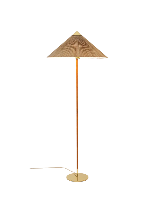 9602 Floor Lamp Floor Lamps Gubi Bamboo Brass 