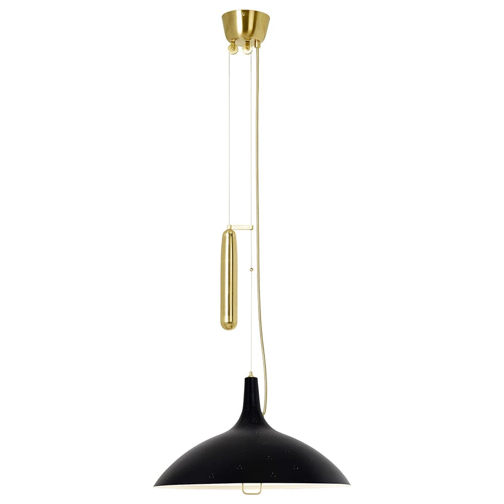 A1965 pendant Lamp suspension lamps Gubi Brass Soft Black Semi Matt 