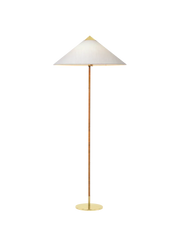 9602 Floor Lamp Floor Lamps Gubi Canvas Brass 
