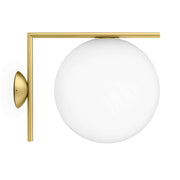 IC Lights Outdoor Wall Sconce Lighting Flos Large Brass 