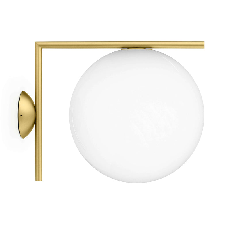 IC Lights Outdoor Wall Sconce Lighting Flos Large Brass 
