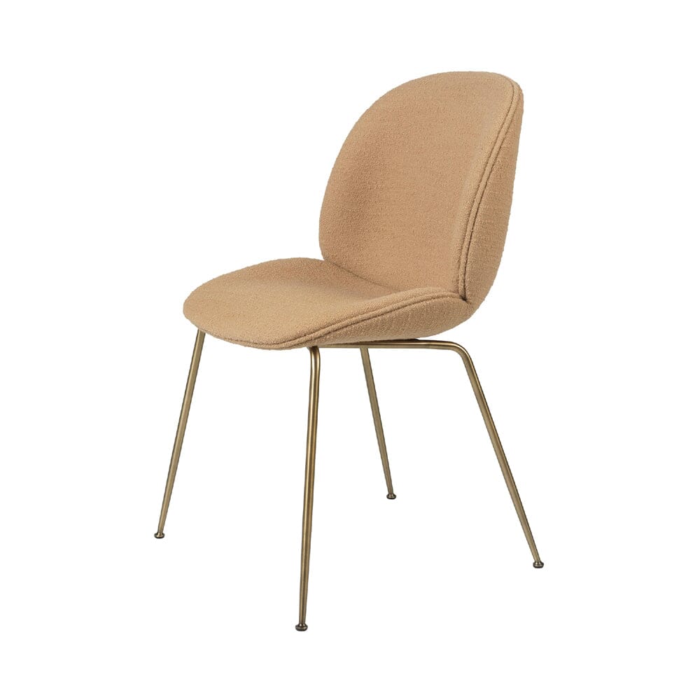 Beetle Dining Chair with Conic Base - Fully Upholstered Chairs Gubi 